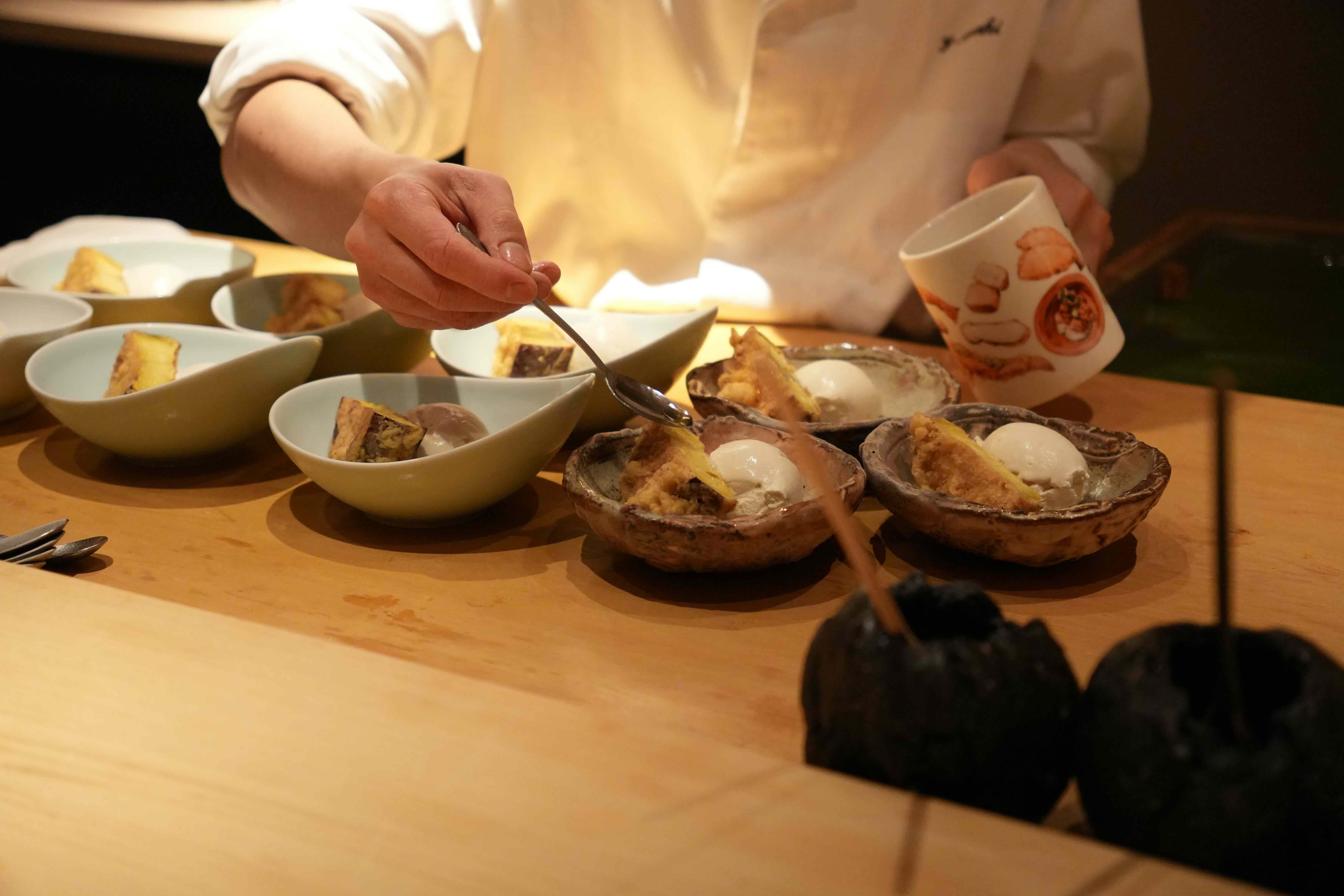 天婦羅蕃薯甜品