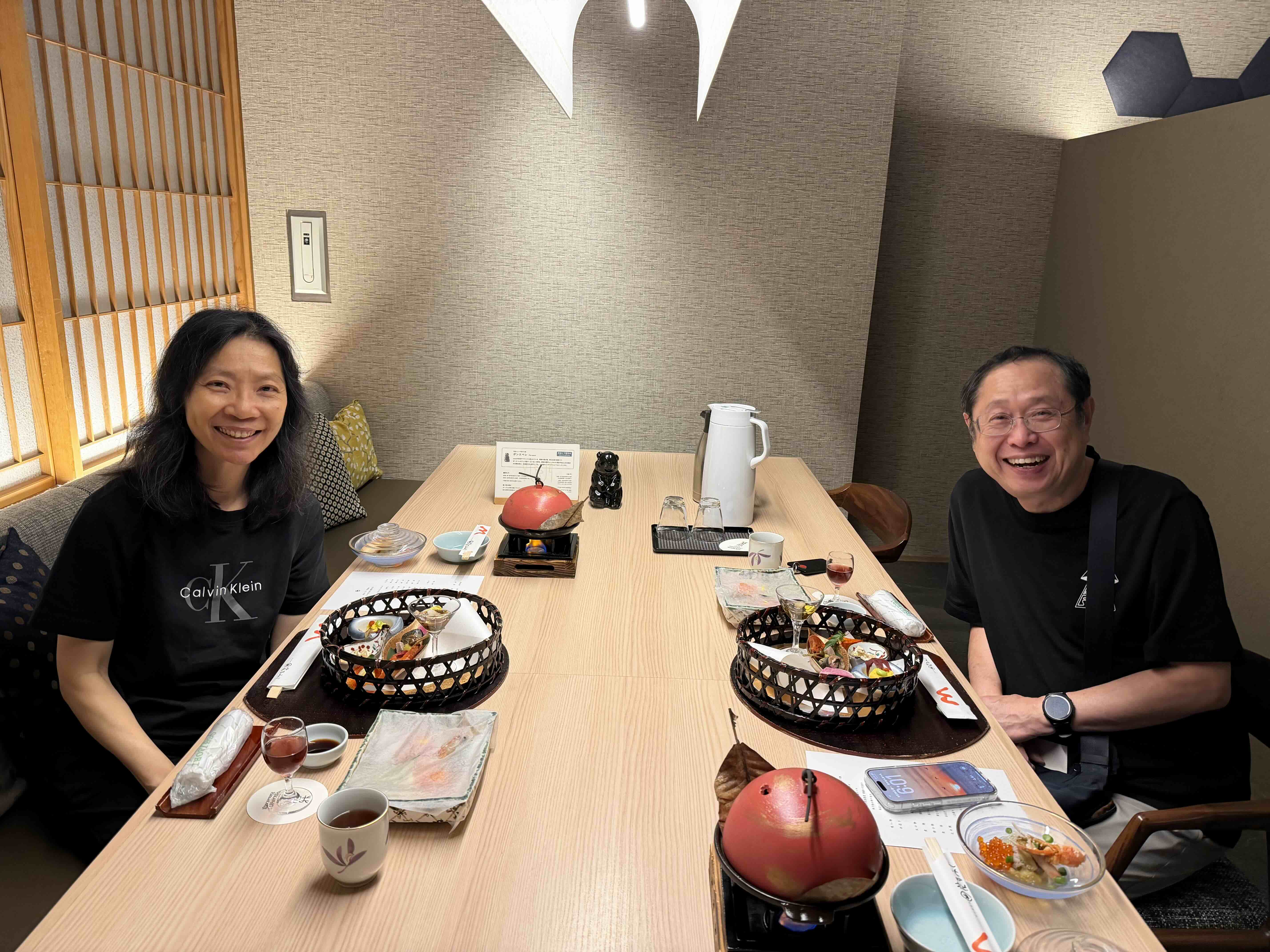 精緻懷石料理合照